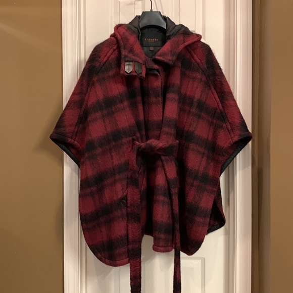 Coach poncho jacket size xs/s